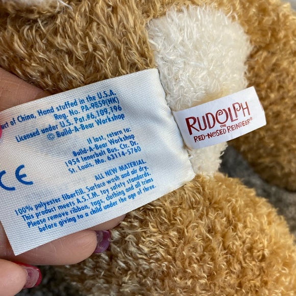 Build-A-Bear Rudolph The Red Nose Reindeer Clarice Plush Christmas Retired - Picture 10 of 10